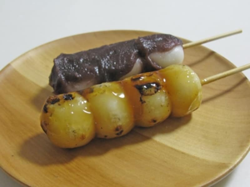 「みたらしだんご」「あんだんご」