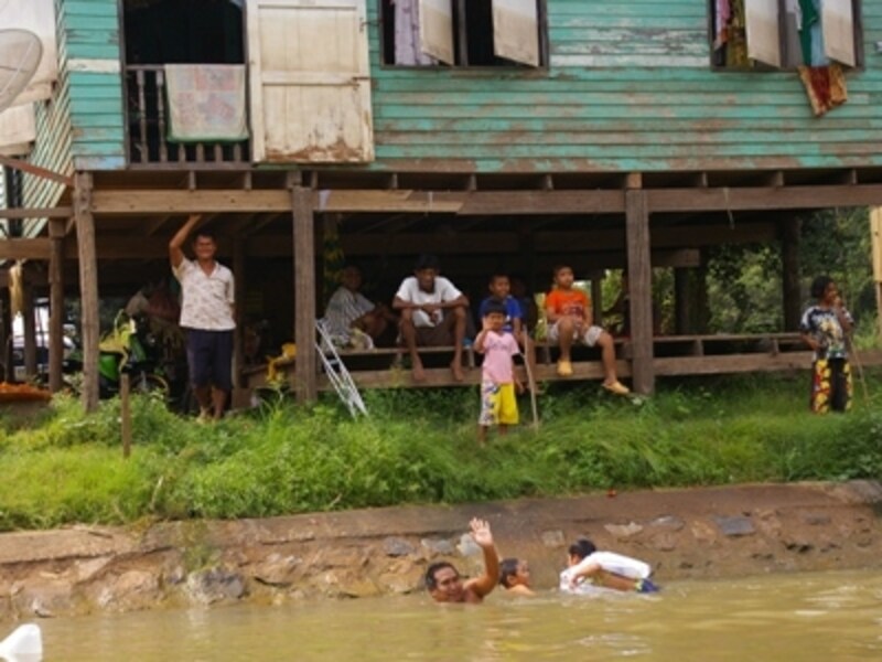 ボートトリップundefined川沿い