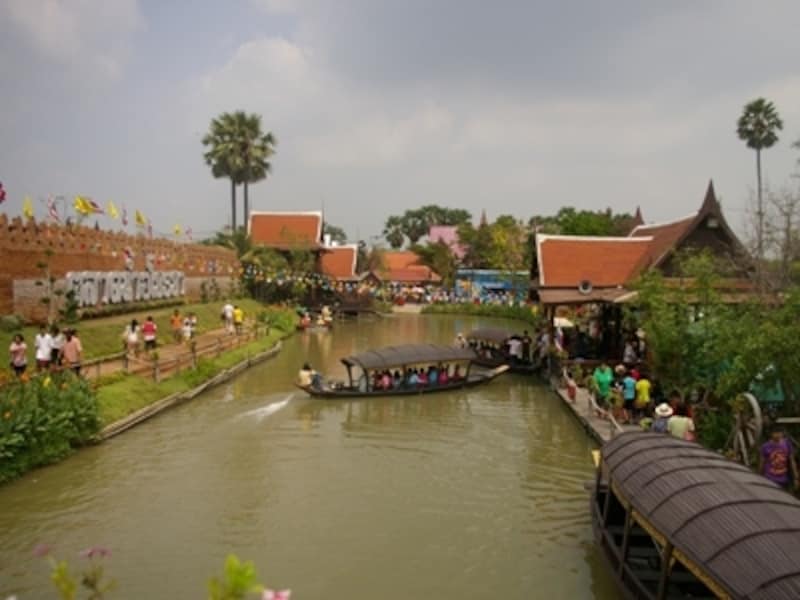 水上マーケット,アユタヤ水上マーケット