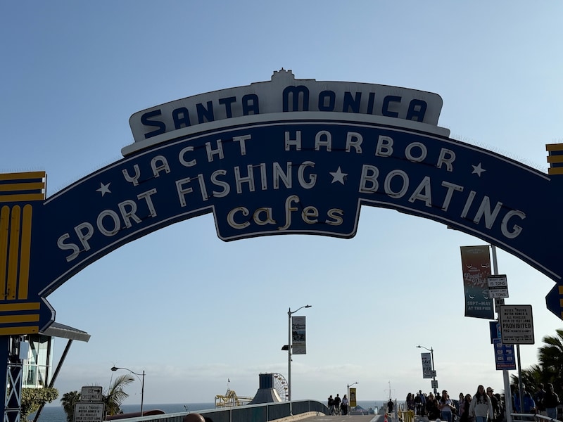サンタモニカピアの入り口！