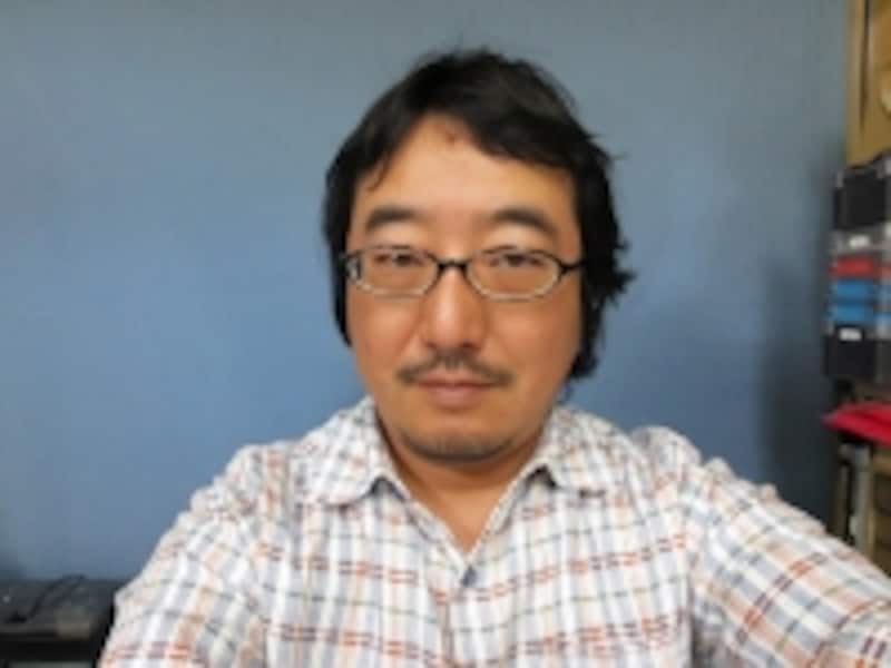 美肌モードで「褐色肌」をセレクト。少しは精悍に見える!?