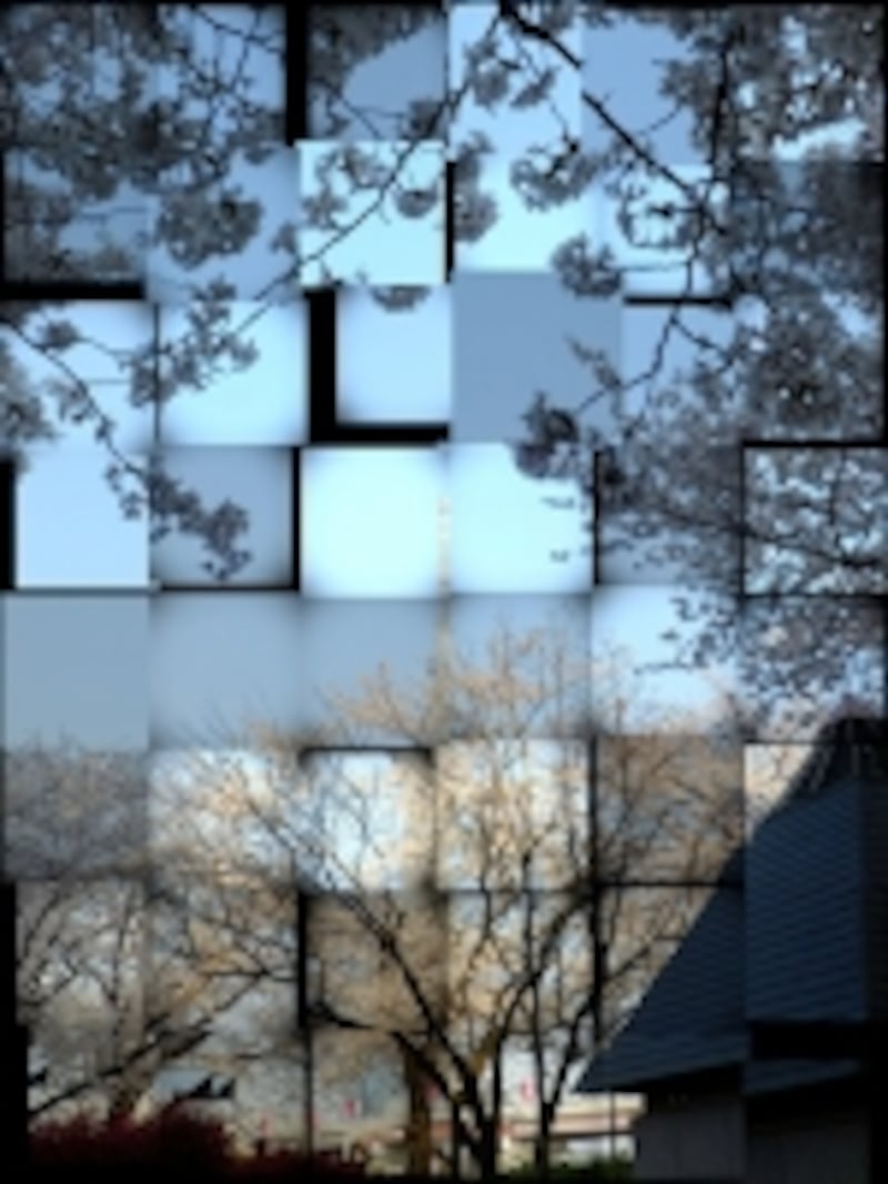 マジックフィルター・ランダムタイルの作例