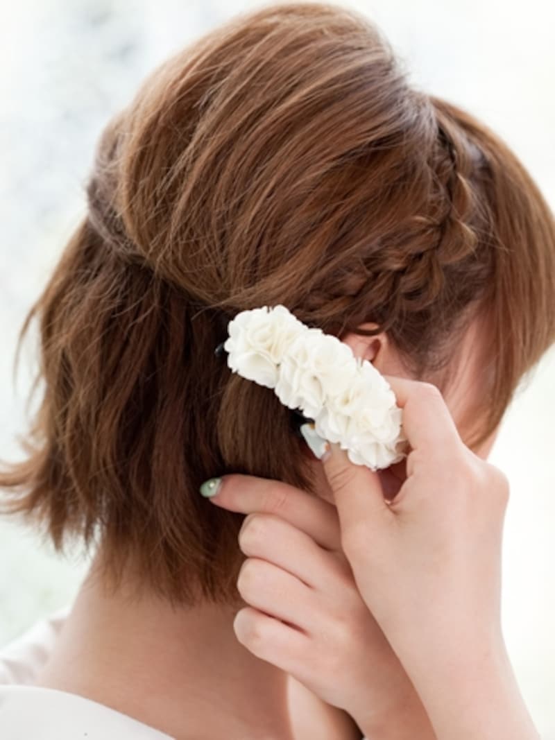 平行になっているか鏡でチェック