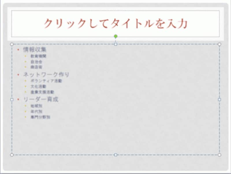 SmartArtの文字だけをコピーできた
