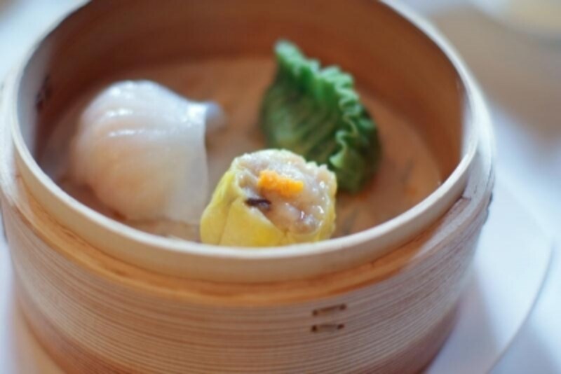 蒸し物点心三種