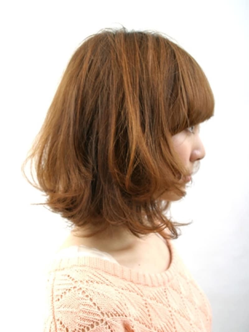 ショートボブundefinedパーマ