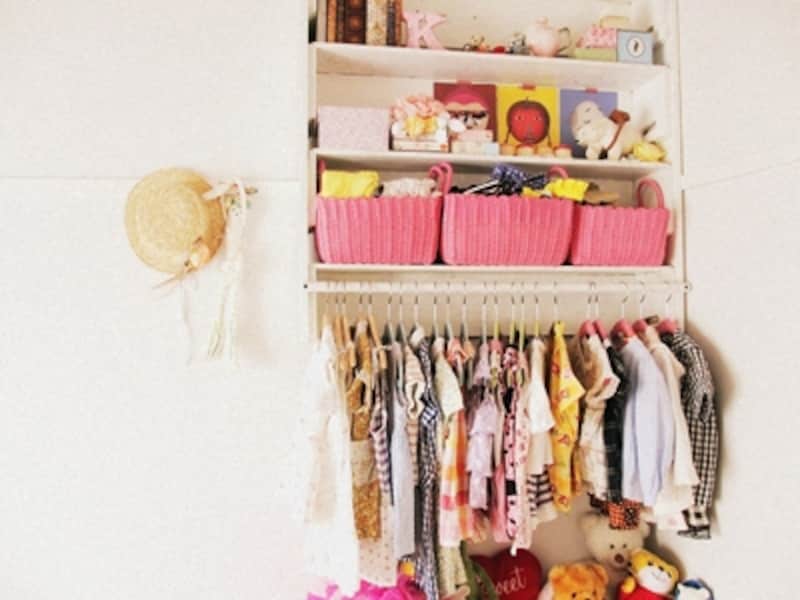 子供の持ち物、そのものを差し色にしているのがキモ