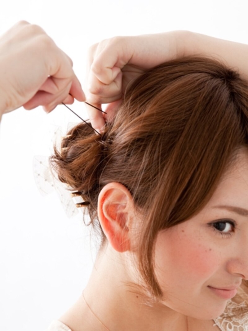 髪の量が多い人は2か所が目安