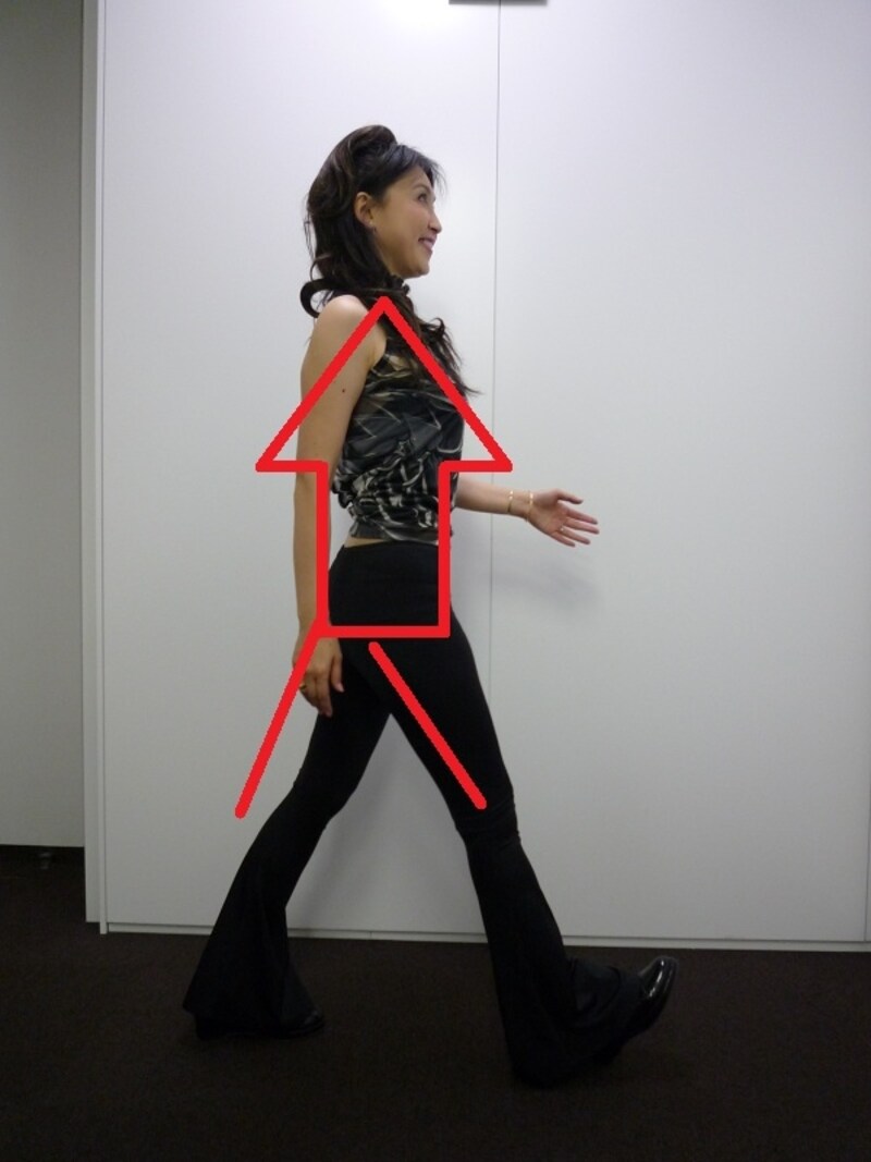 後ろ脚や腹筋を使えている