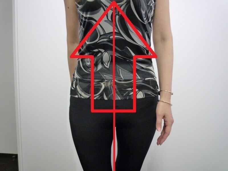 骨盤から腹筋を引き上げたまま