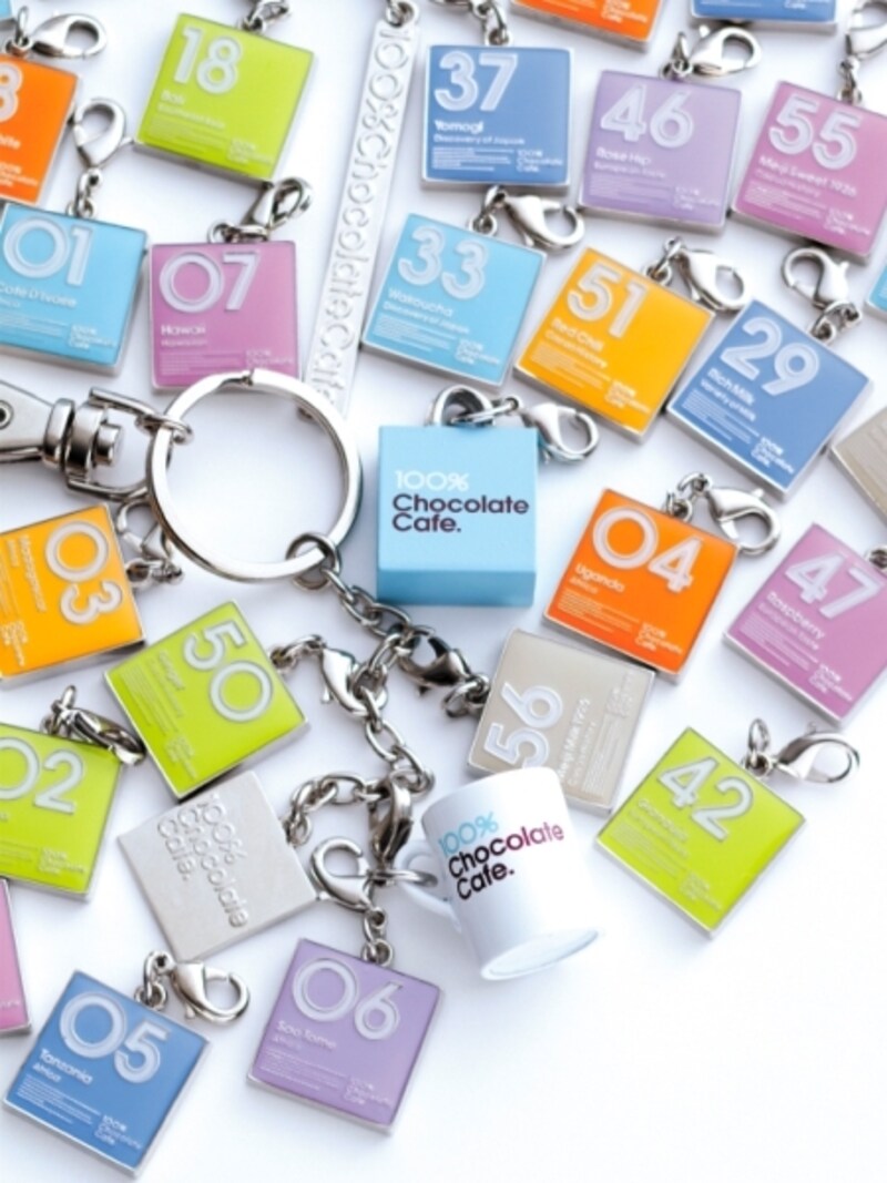 100%チョコレートカフェのチャーム