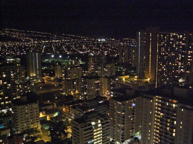 マウンテンビューのお楽しみは美しい夜景