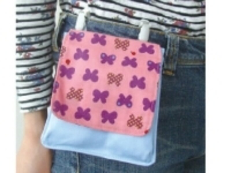 クリップでしっかりとめるから、思い切り遊んでも大丈夫！