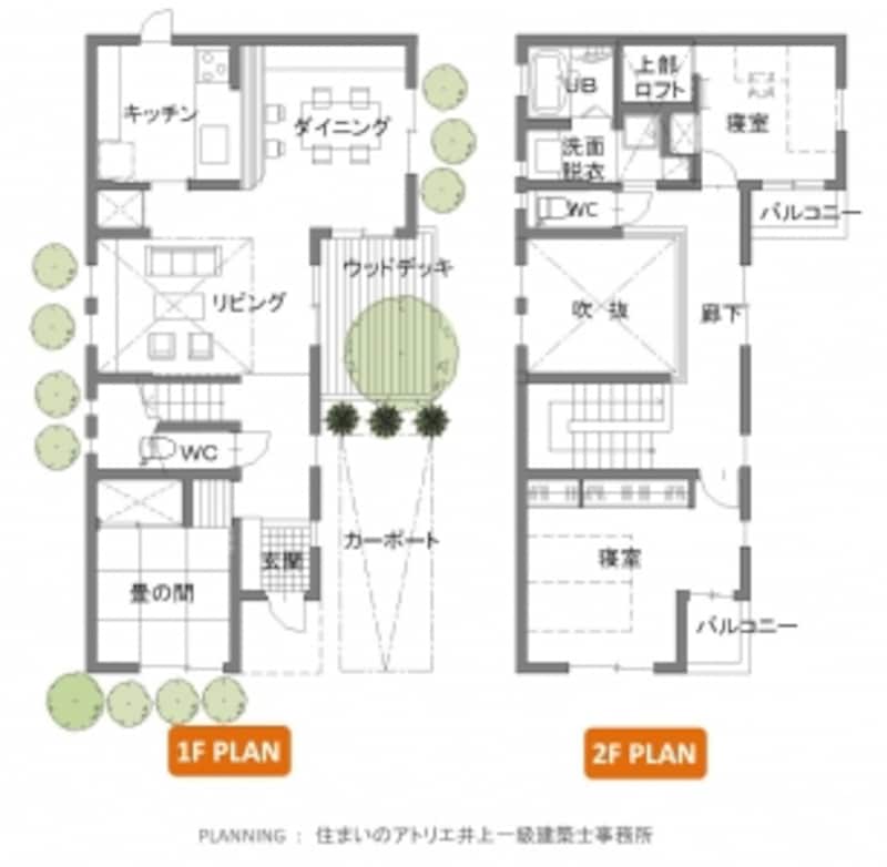 南北に長い敷地に建てる30坪住宅の間取り [住宅設計・間取り] All About