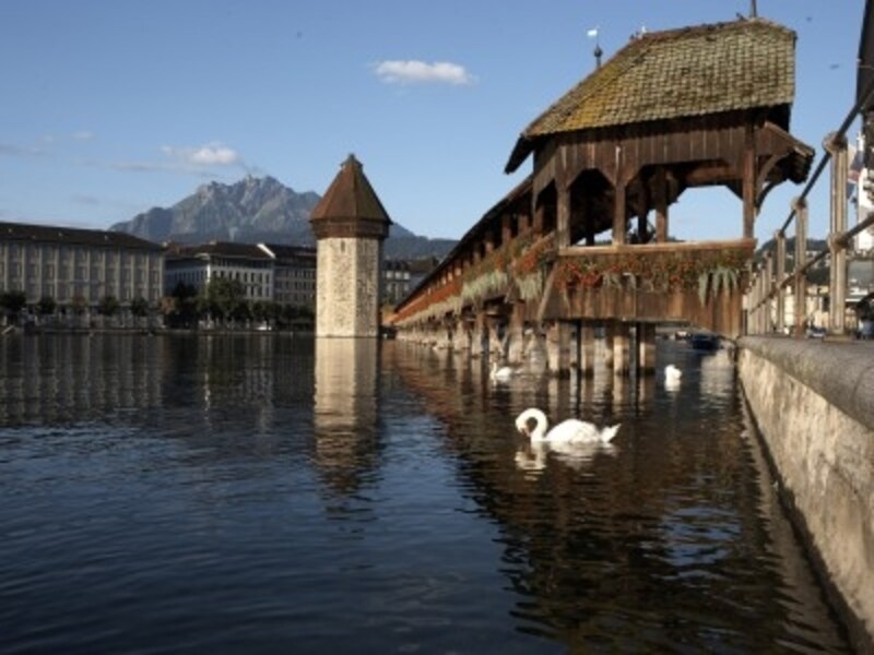 カペル橋とピラトゥス