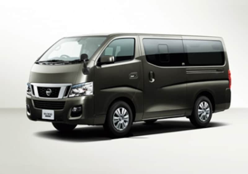日産のNV350キャラバン。「キャラバン」をフルモデルチェンジし、新たに名称を「NV350キャラバン」と改めた
