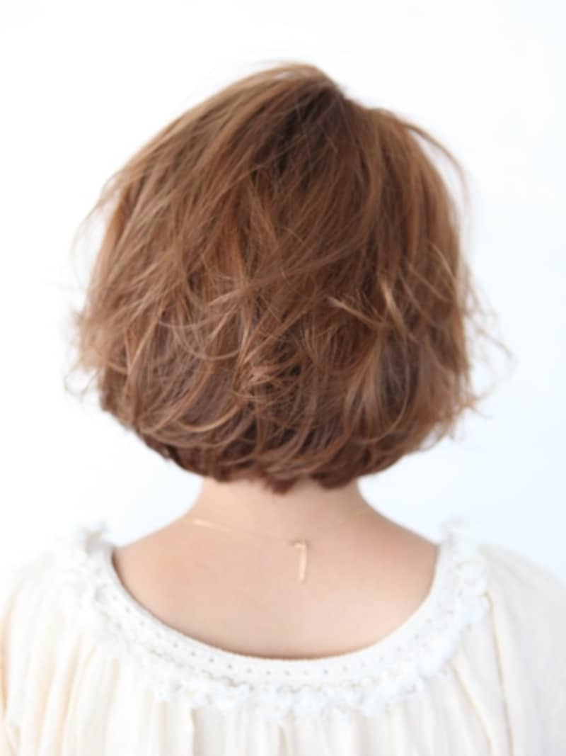 レトロ×ボリュームパーマ