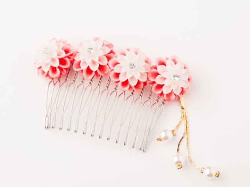 和柄モチーフのヘアアクセサリー