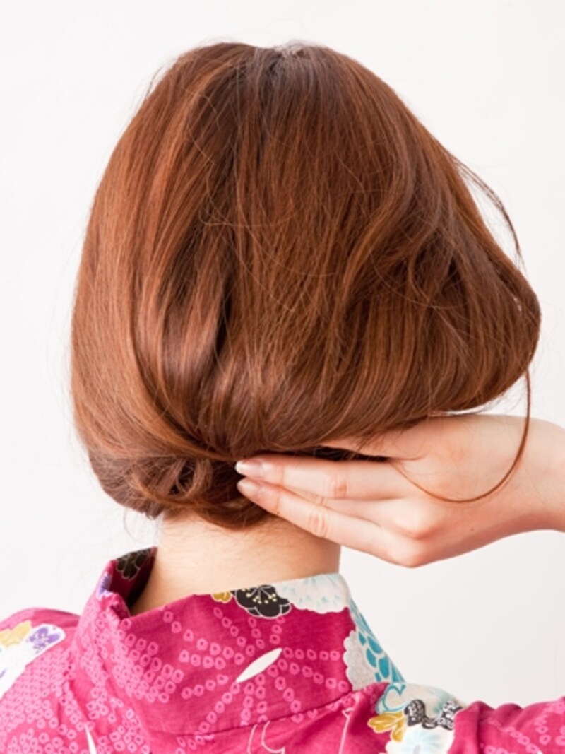 前からバランスを見て長さを決める