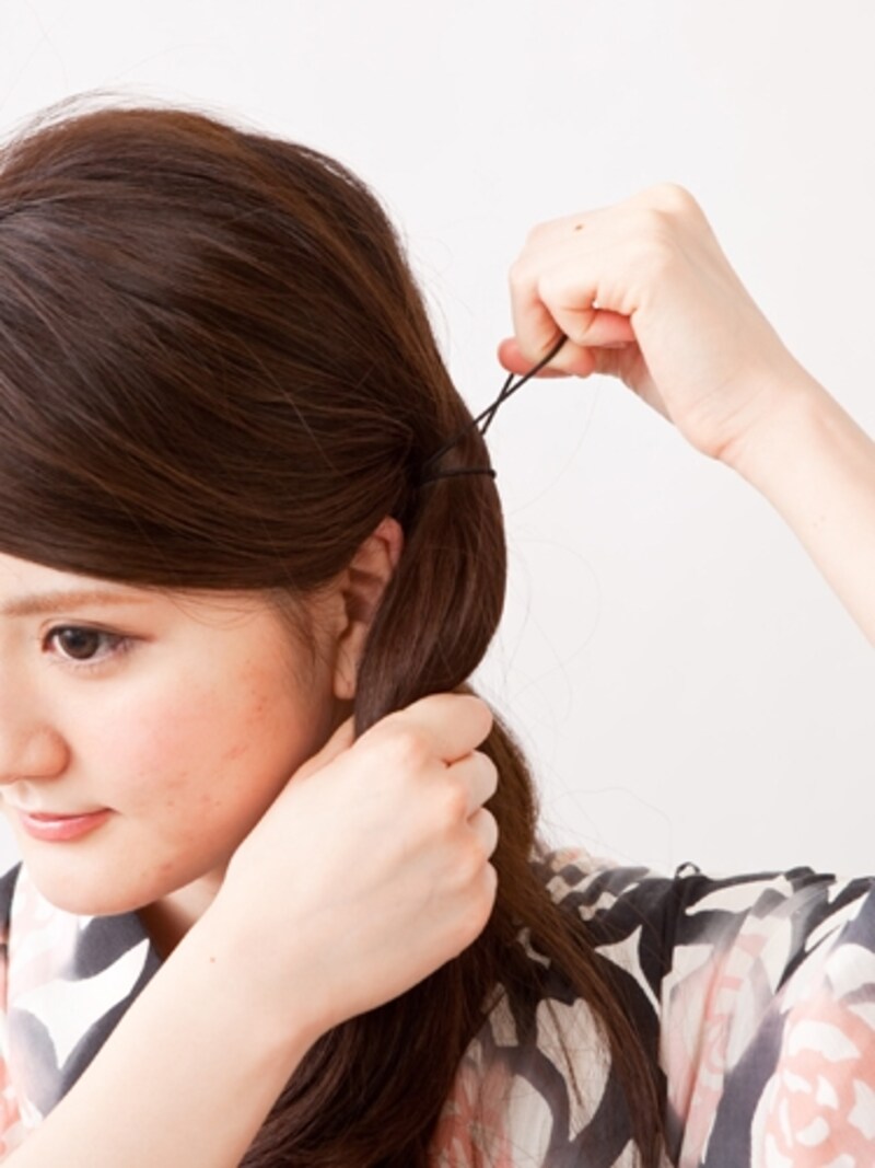 崩れないようにしっかり結ぶ