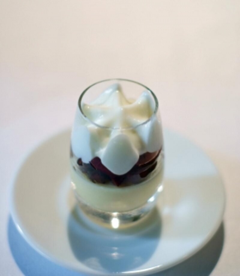 さくらんぼのプリン