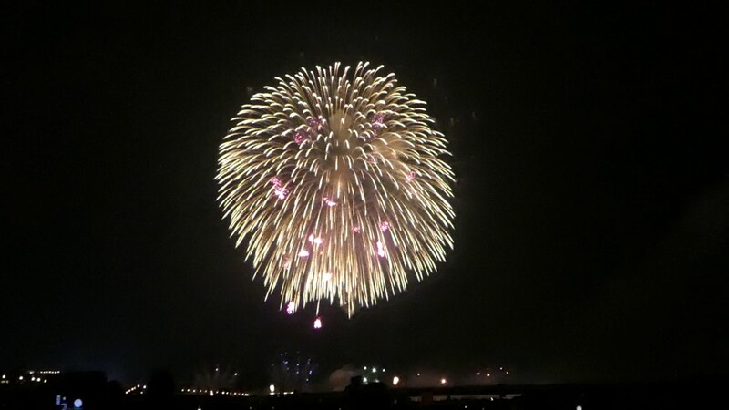 長岡花火／正三尺玉・3連発3発目