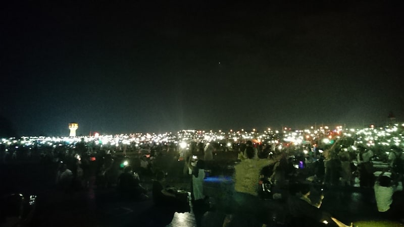 長岡花火／光のメッセージ・花火師さんへお礼を込めて