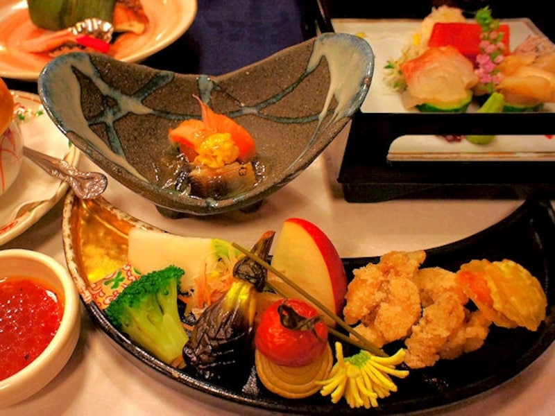 山の神温泉 優香苑 夕食