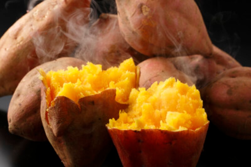 ねっとりとした独特な触感と甘味が特徴の安納芋