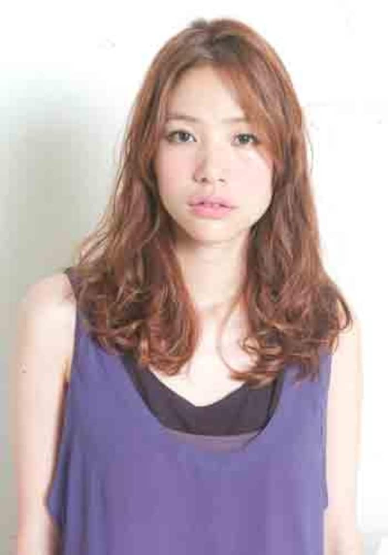 ルーズなミディアムパーマ