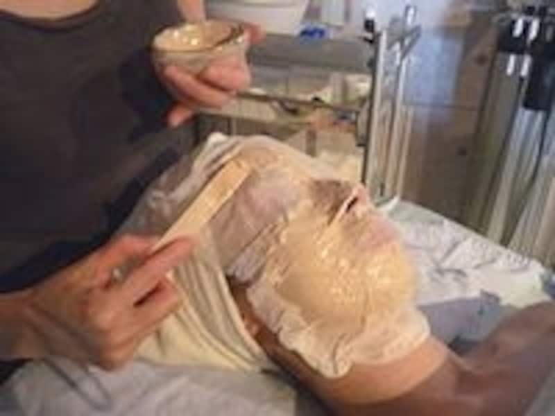 オートミールマスク