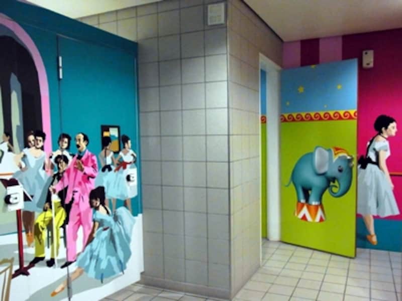 シャルルドゴール空港の女子トイレット