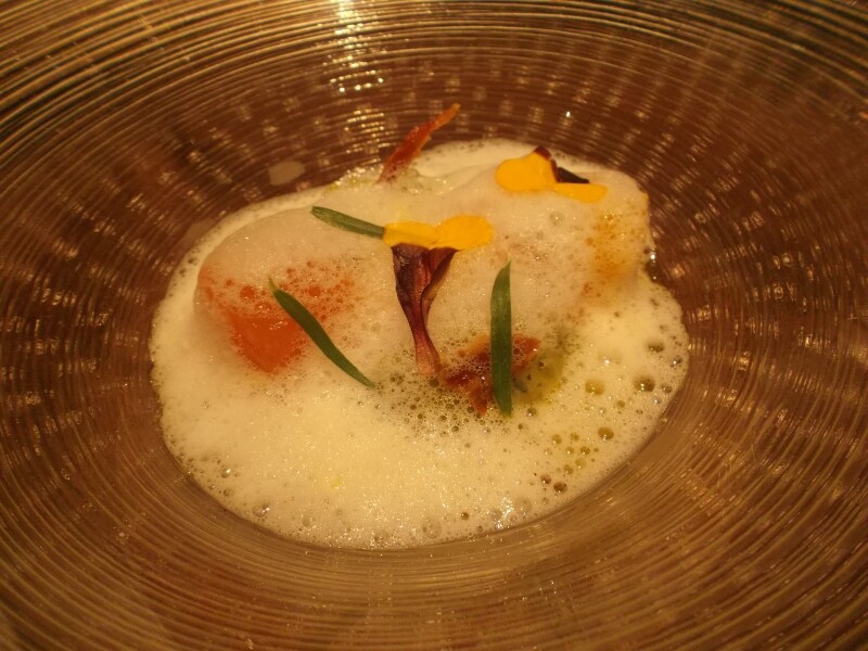 魚料理「マリナート ディ サルモーネ」