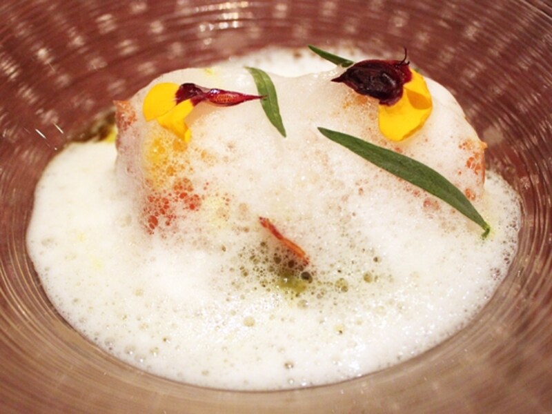 魚料理「マリナート ディ サルモーネ」