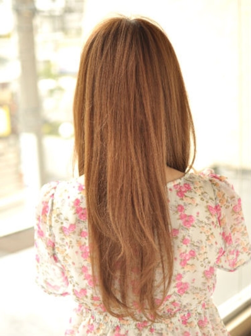 柔らか質感ロング