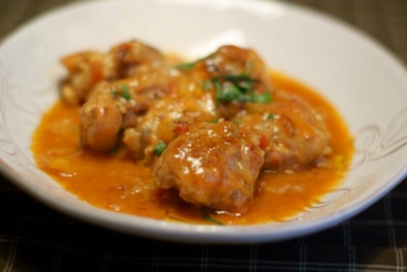 鶏とパプリカの猟師風