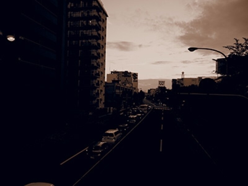 OM-D E-M5 実写画像アートフィルター ジェントルセピア