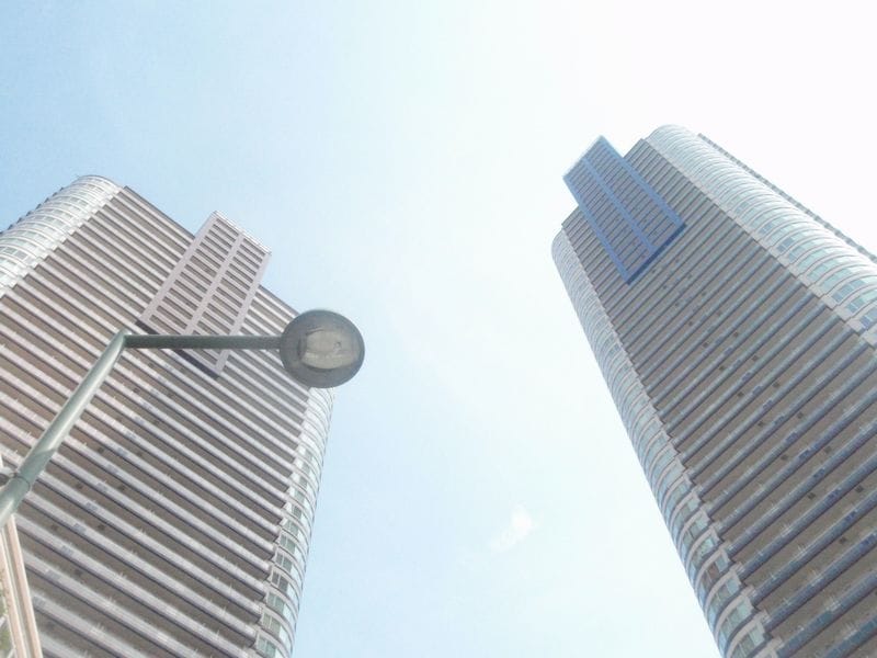 パークシティ武蔵小杉ミッドスカイタワーとステーションフォレストタワー