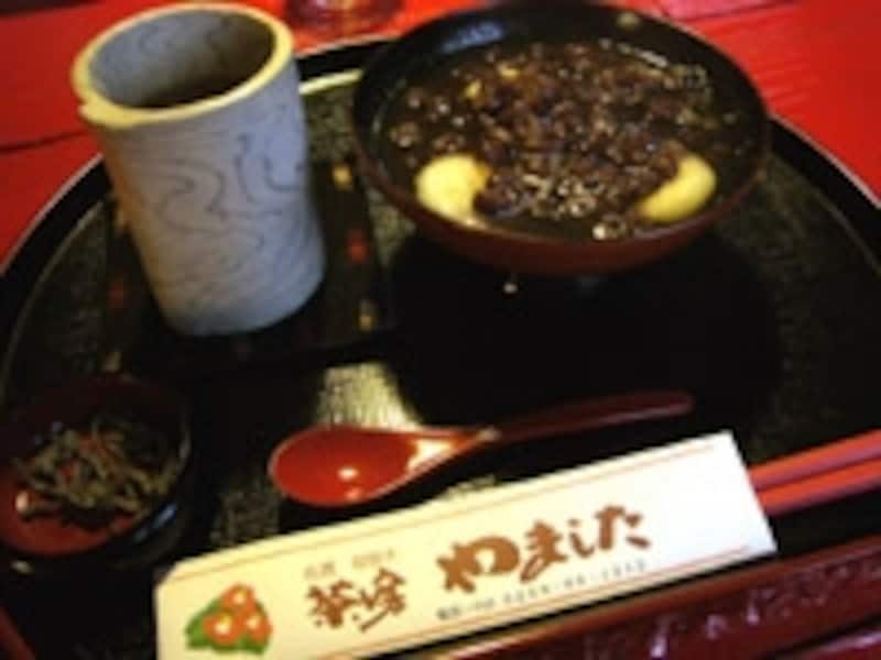 小腹を満たすのにちょうどいい、ぜんざい500円