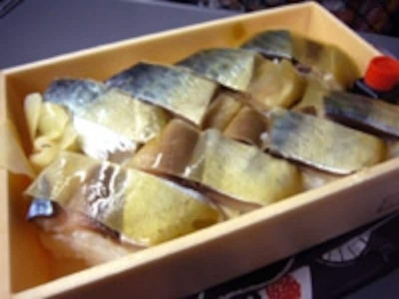 サバの押し寿司は帰りの新幹線でいただきました