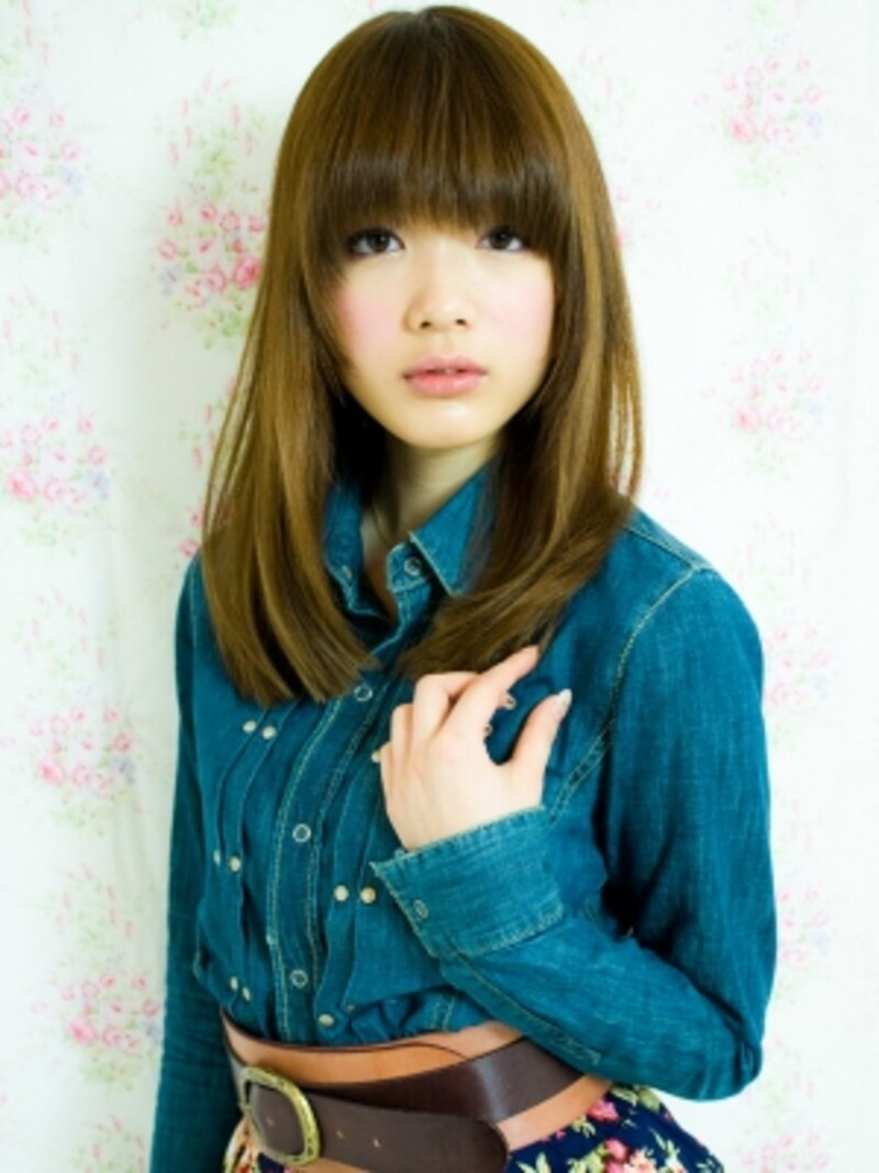 雨でもまとまるストレート ミディアムヘア ヘアスタイル 髪型 All About