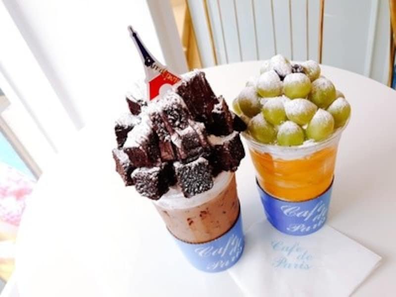 カフェドパリの豪華なパフェ