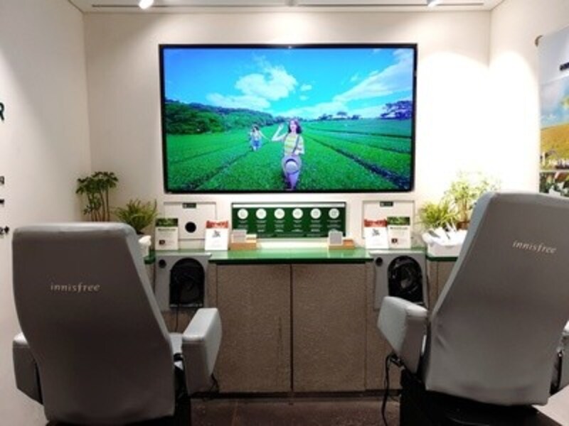 イニスフリーグリーンカフェのVR体験