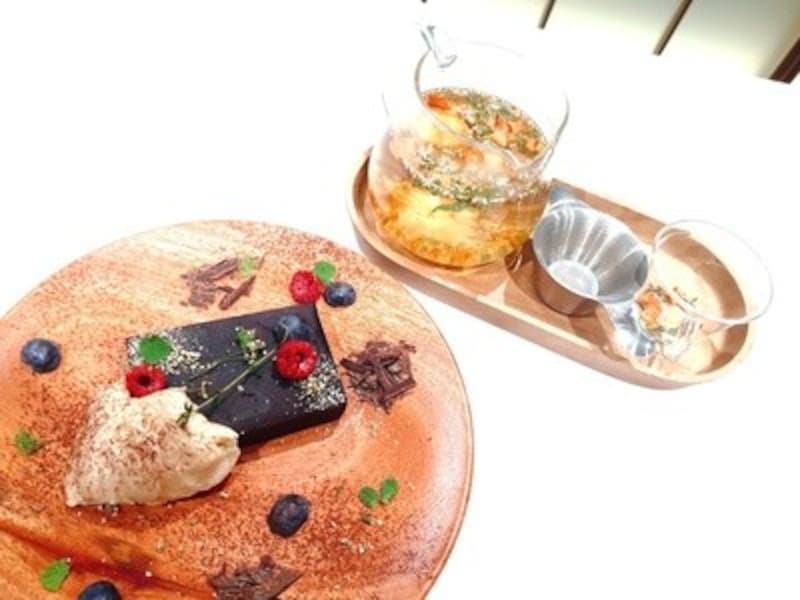 イニスフリーグリーンカフェのスイーツ