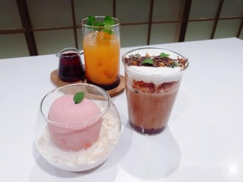 イニスフリーグリーンカフェのスイーツ