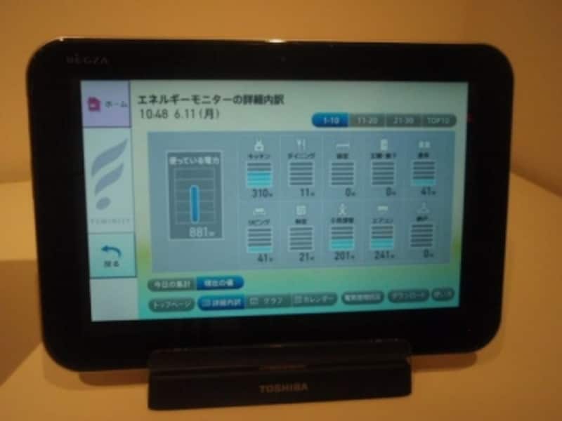 各住戸に配られるタブレット
