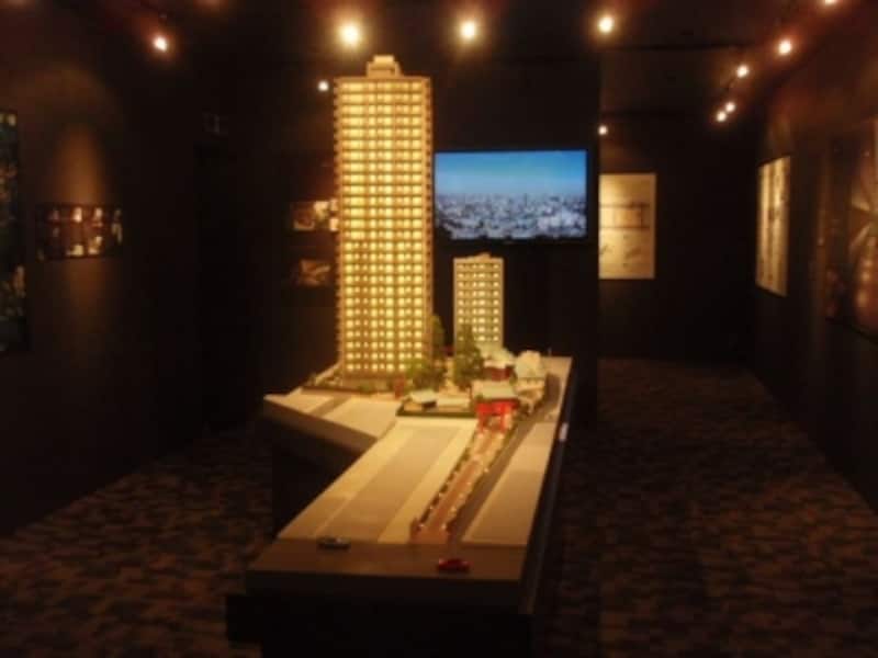 パークタワー西新宿エムズポートの模型