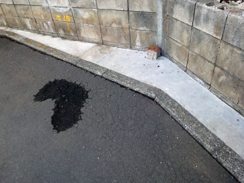 部分的に幅が異なるセットバック