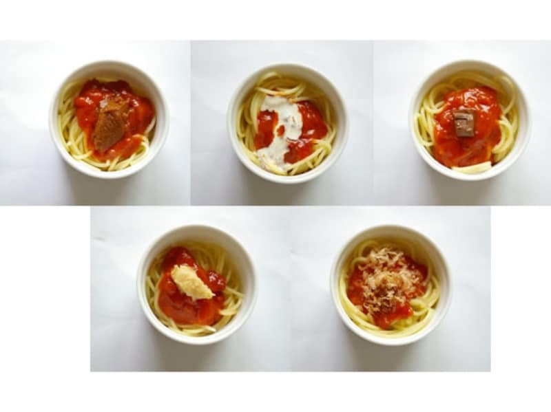 ミートソースにちょい足し