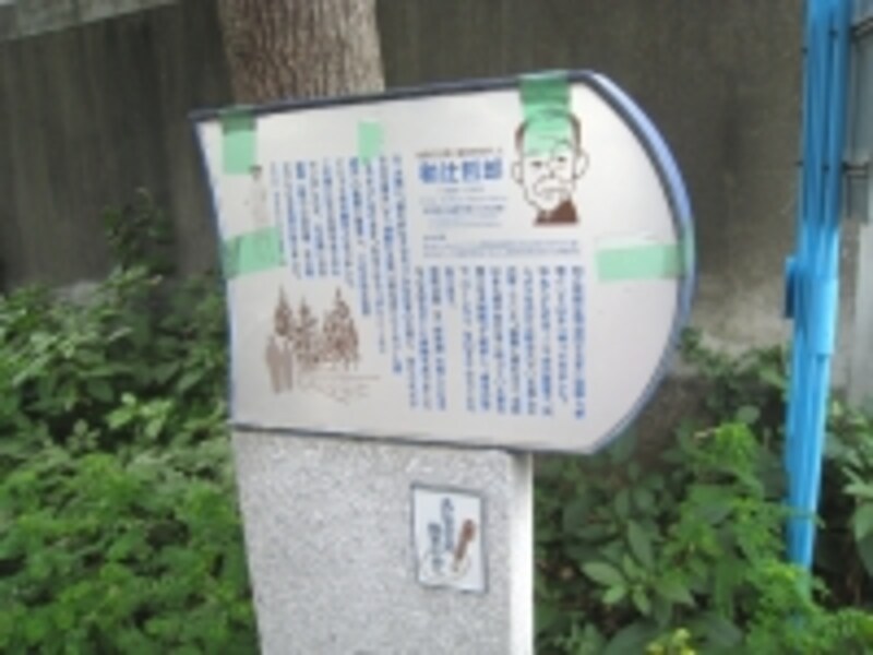 和辻哲郎旧宅の掲示